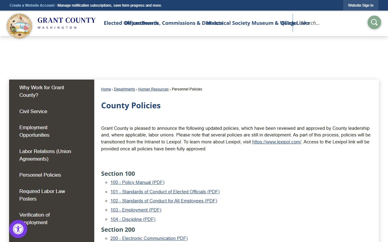 Grant County Auditor office website for Moses Lake death records research and access