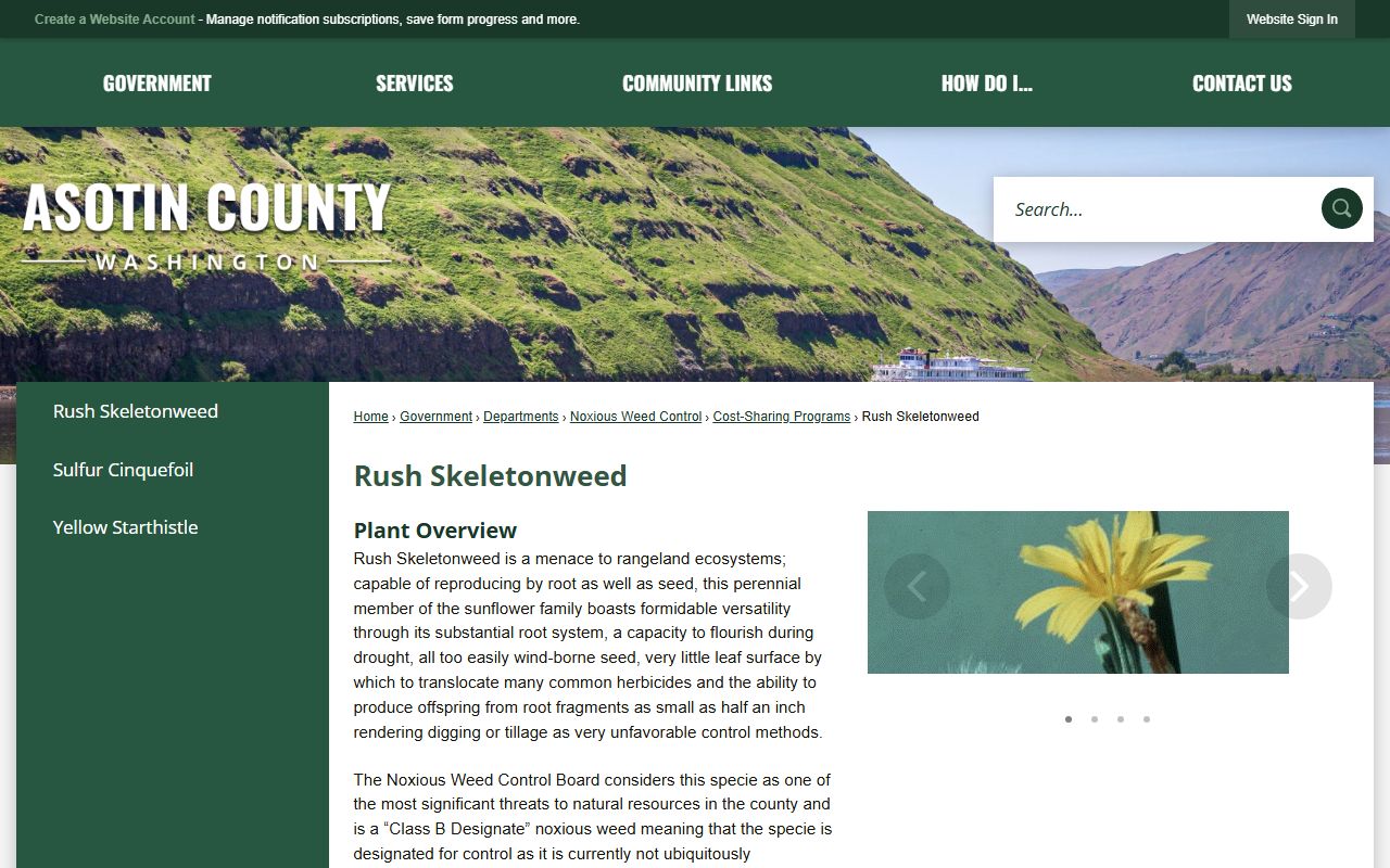 Asotin County Coroner office website