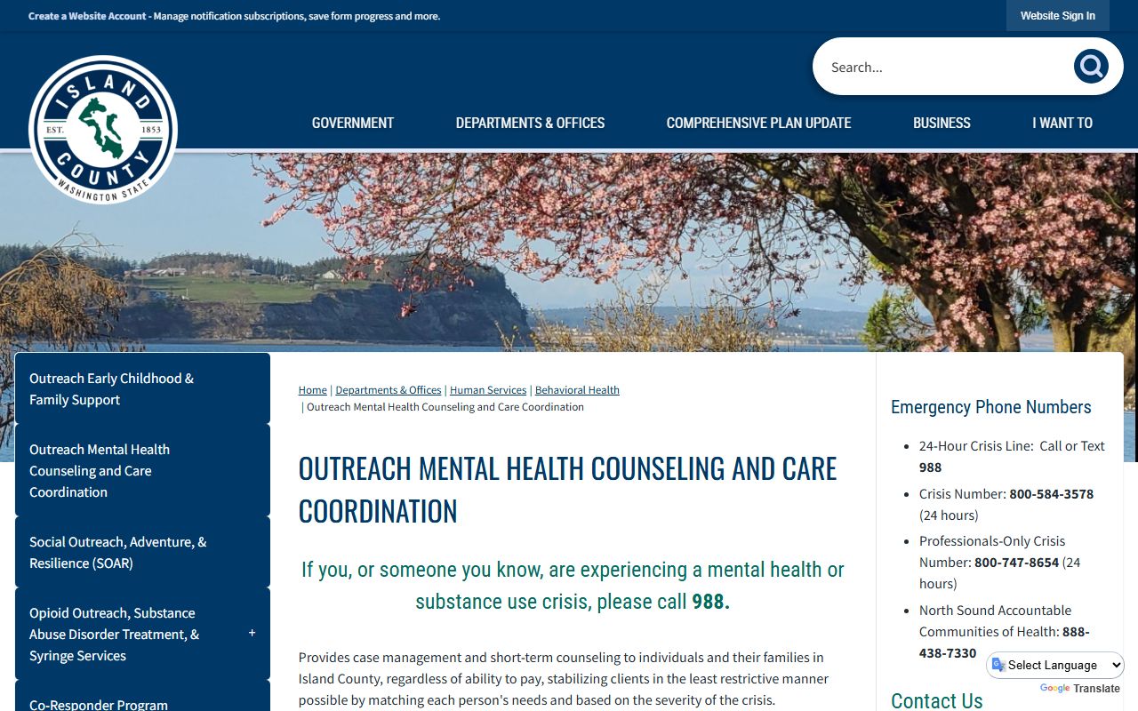 Island County Auditor office in Coupeville Washington